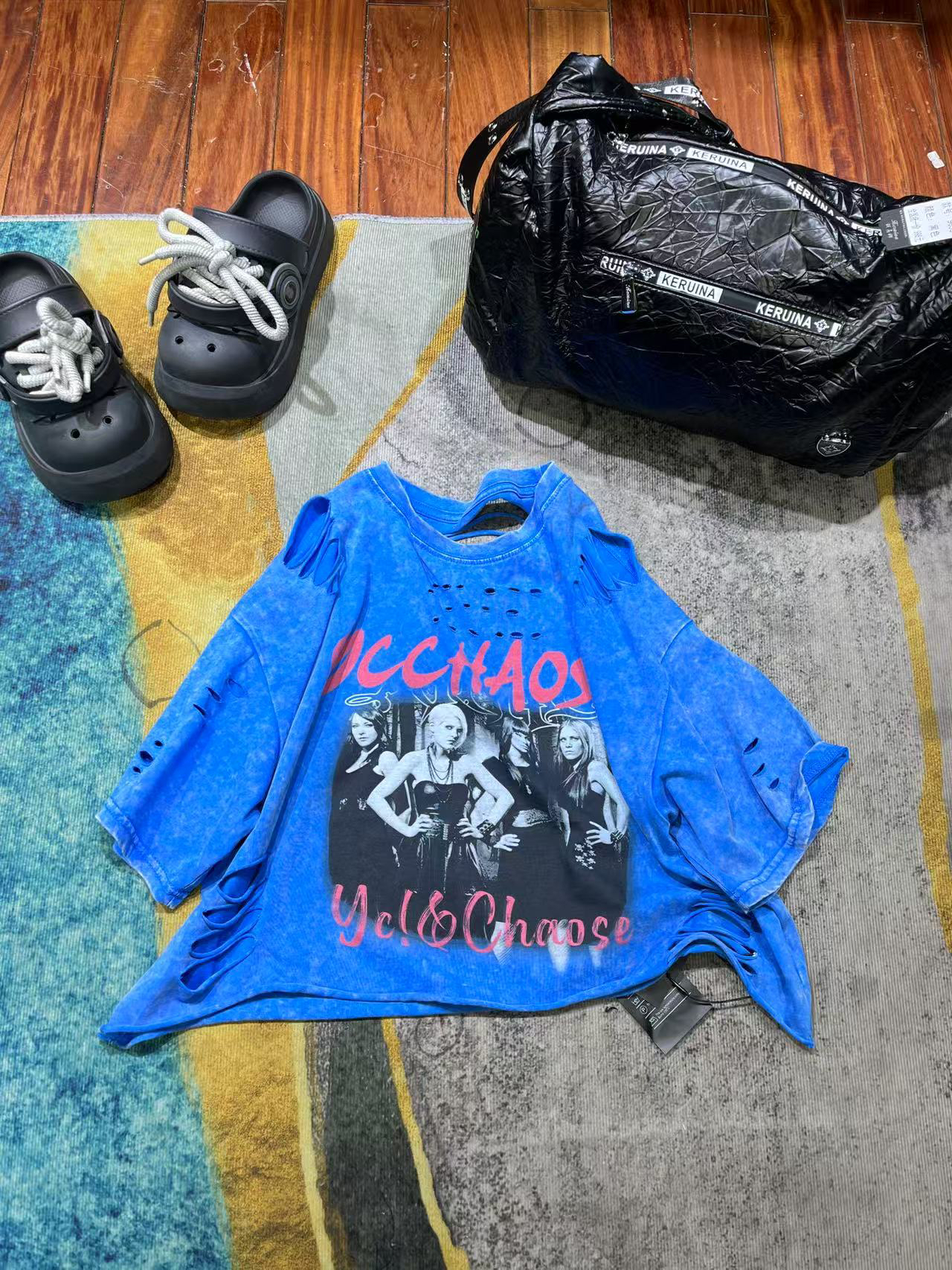 潮牌原创欧货短袖T恤624001