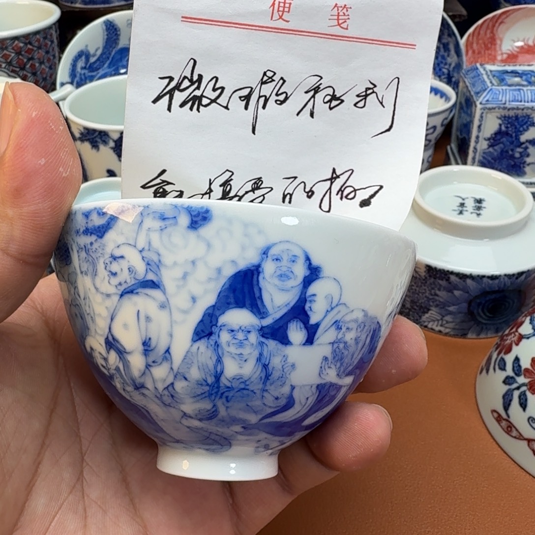 杯子景德镇全手工手绘陶瓷