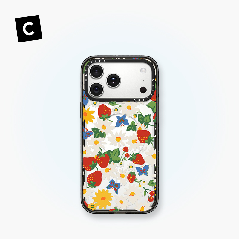 CASETiFY 草莓雏菊手机壳保护套防摔苹果iPhone16/17新