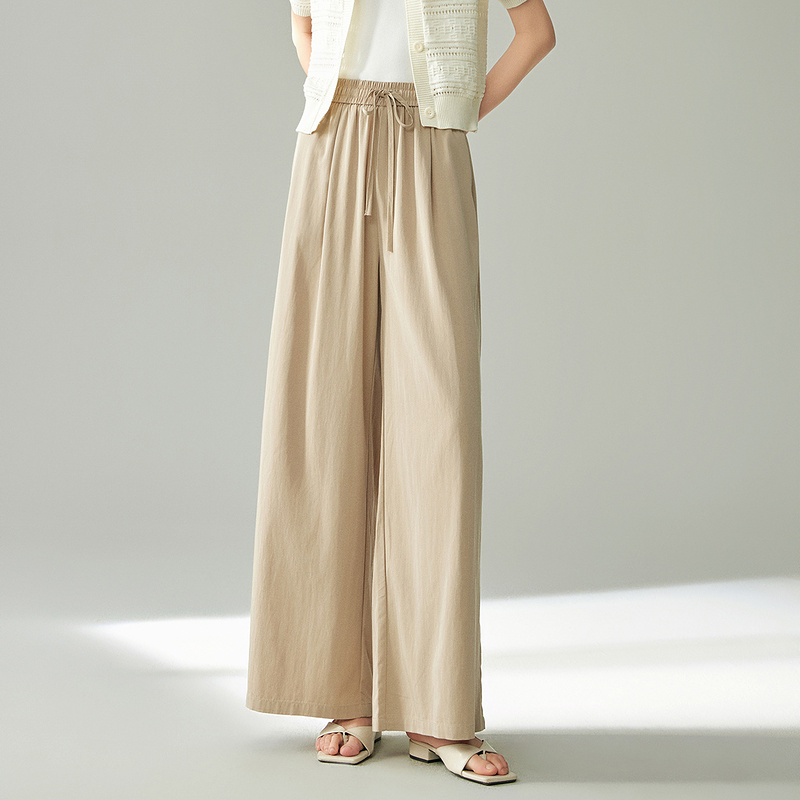 【九月专属】MOFAN摩凡夏新款板栗棕休闲裤