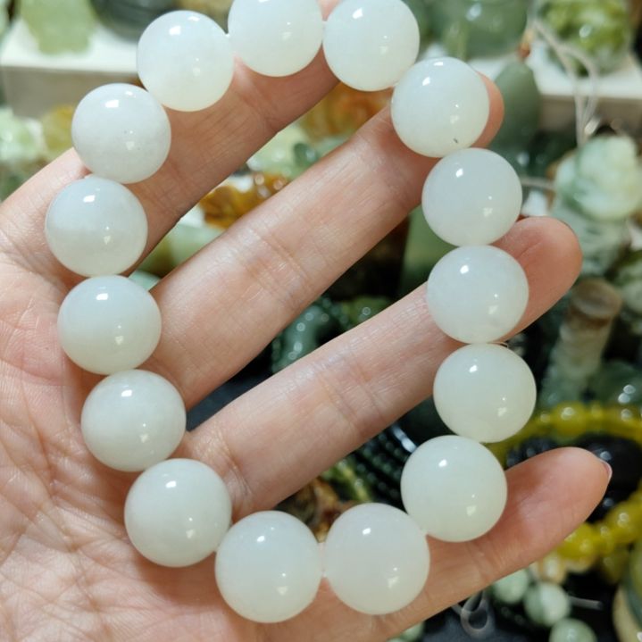 岫玉手串款式未镶嵌