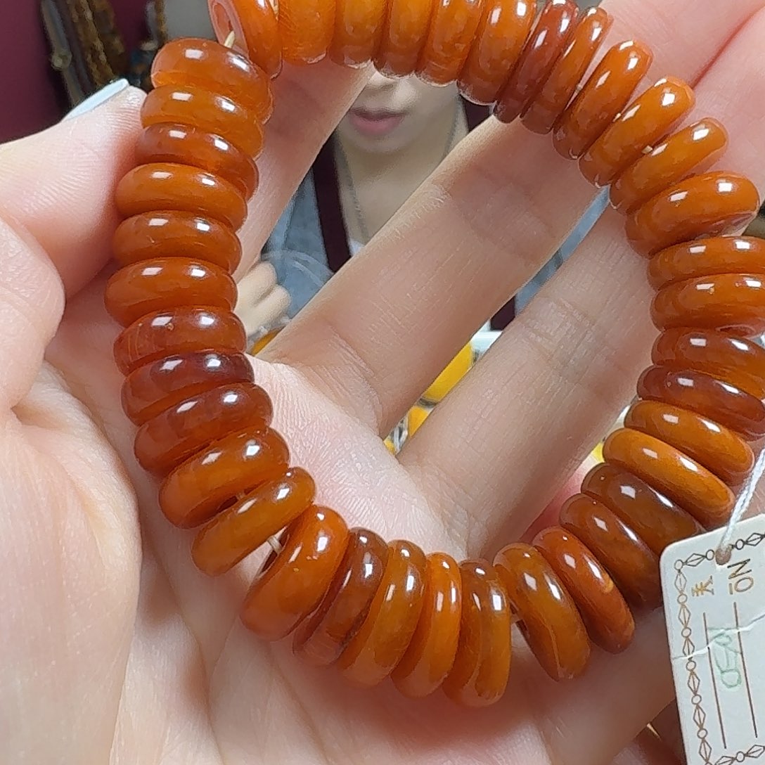 蜜蜡未镶嵌手链手串