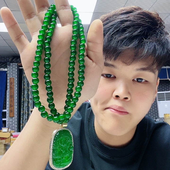 非洲紫檀（红花梨）龙牌项链hhhhhj