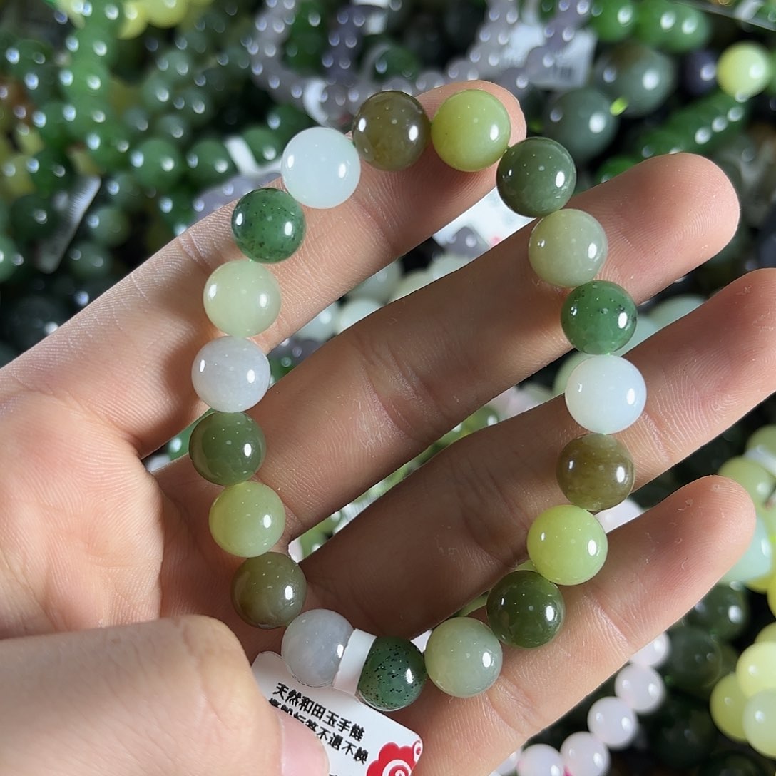 和田玉手链未镶嵌73