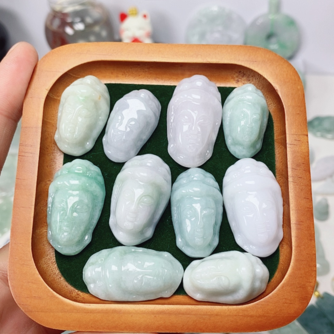 翡翠未镶嵌吊坠(不含链)翡翠