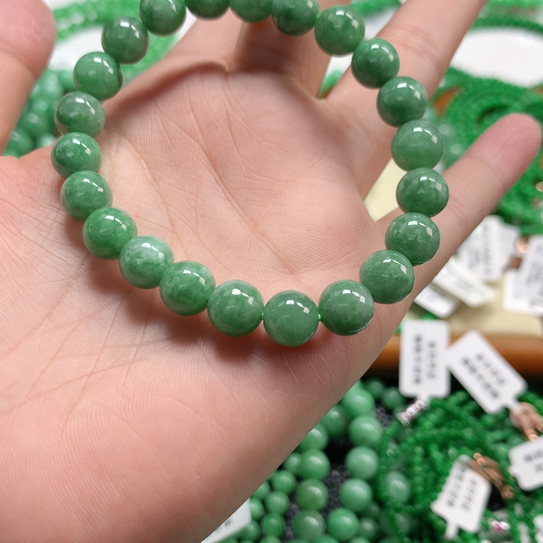 翡翠未镶嵌手链翡翠