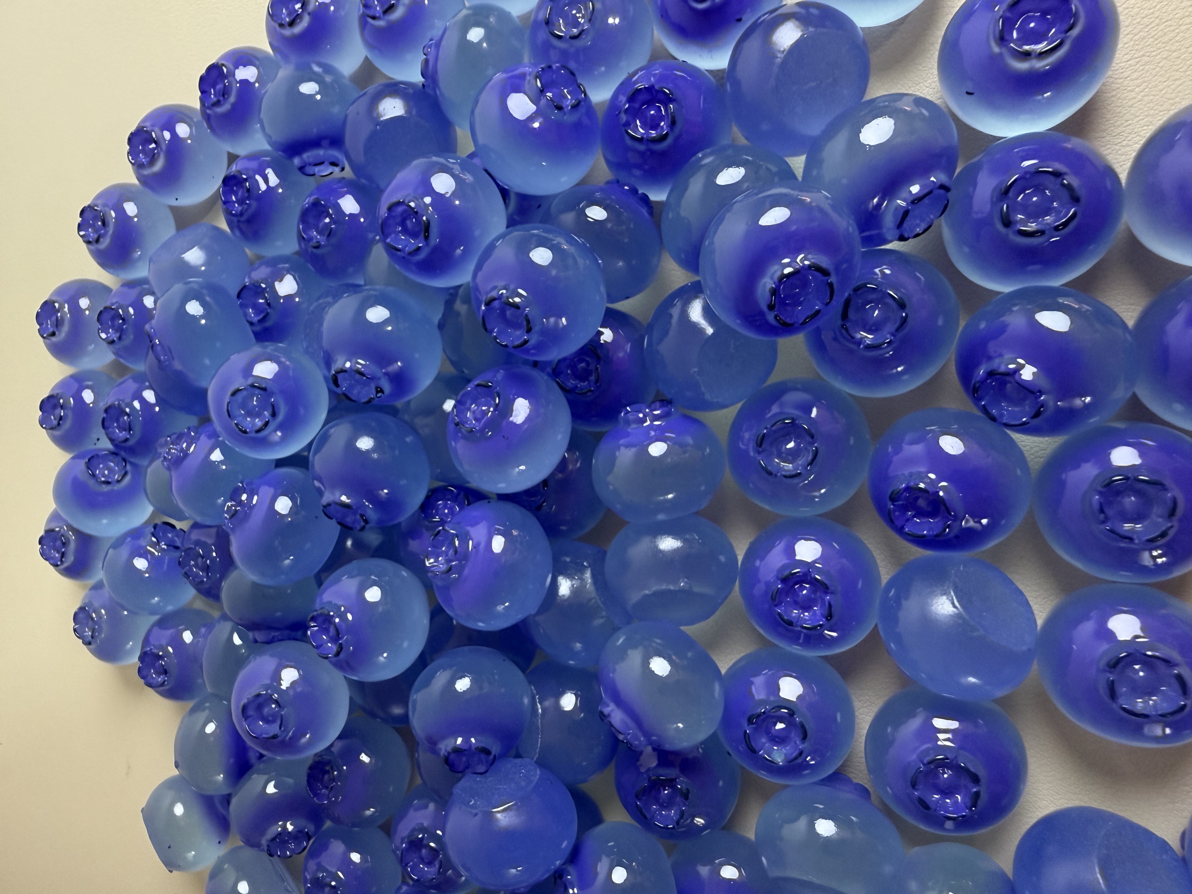 【哈哈】 蓝莓 水果系列 树脂亚克力手工diy