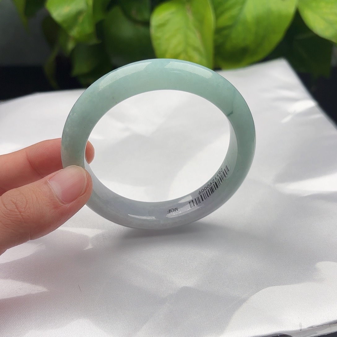 翡翠未镶嵌手镯x6 6061 48