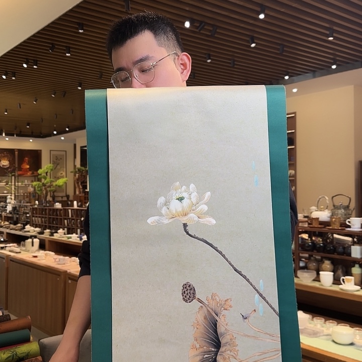 霞***三米防水茶席俩件套