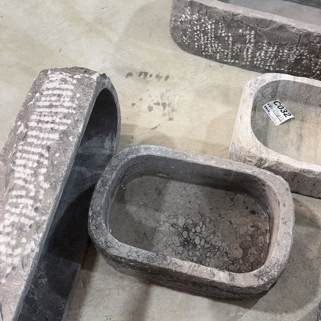 石头天然石头花盆