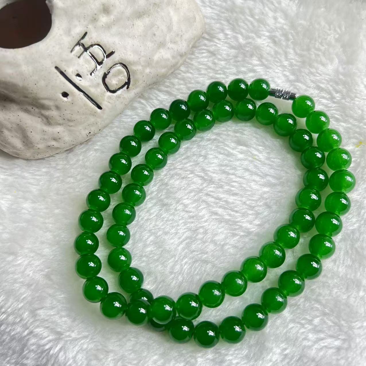 绿圆珠k10时尚项链美观大气美轮美奂尽显魅力