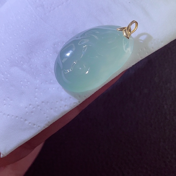 翡翠18K金镶嵌颈饰翡翠