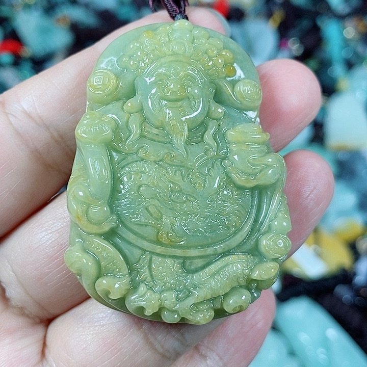 翡翠未镶嵌颈饰玉吊坠天然A货翡翠