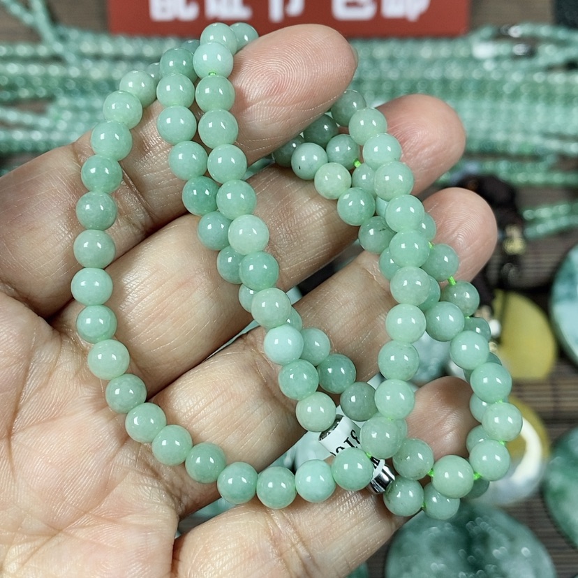 【闪购商品】翡翠颈饰未镶嵌玉项链翡翠玉卡5.8长55厘米