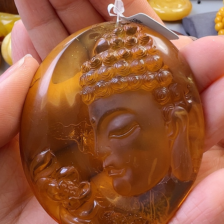 蜜蜡颈饰未镶嵌蜜蜡