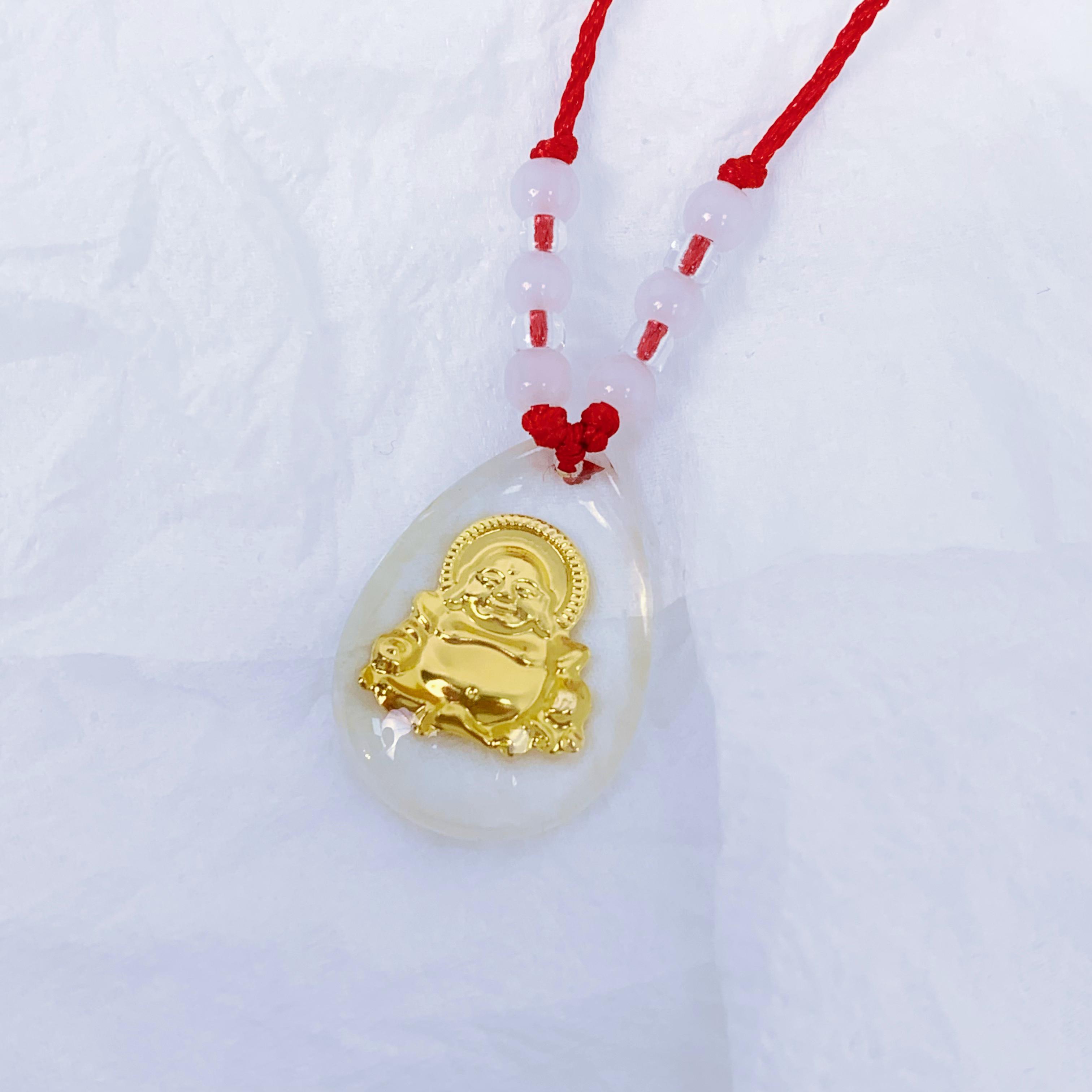 精美古法传承金色弥勒佛创意饰品