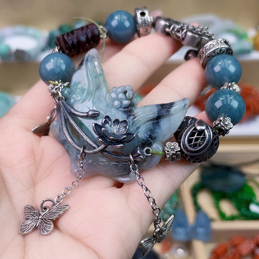 翡翠未镶嵌手链手链