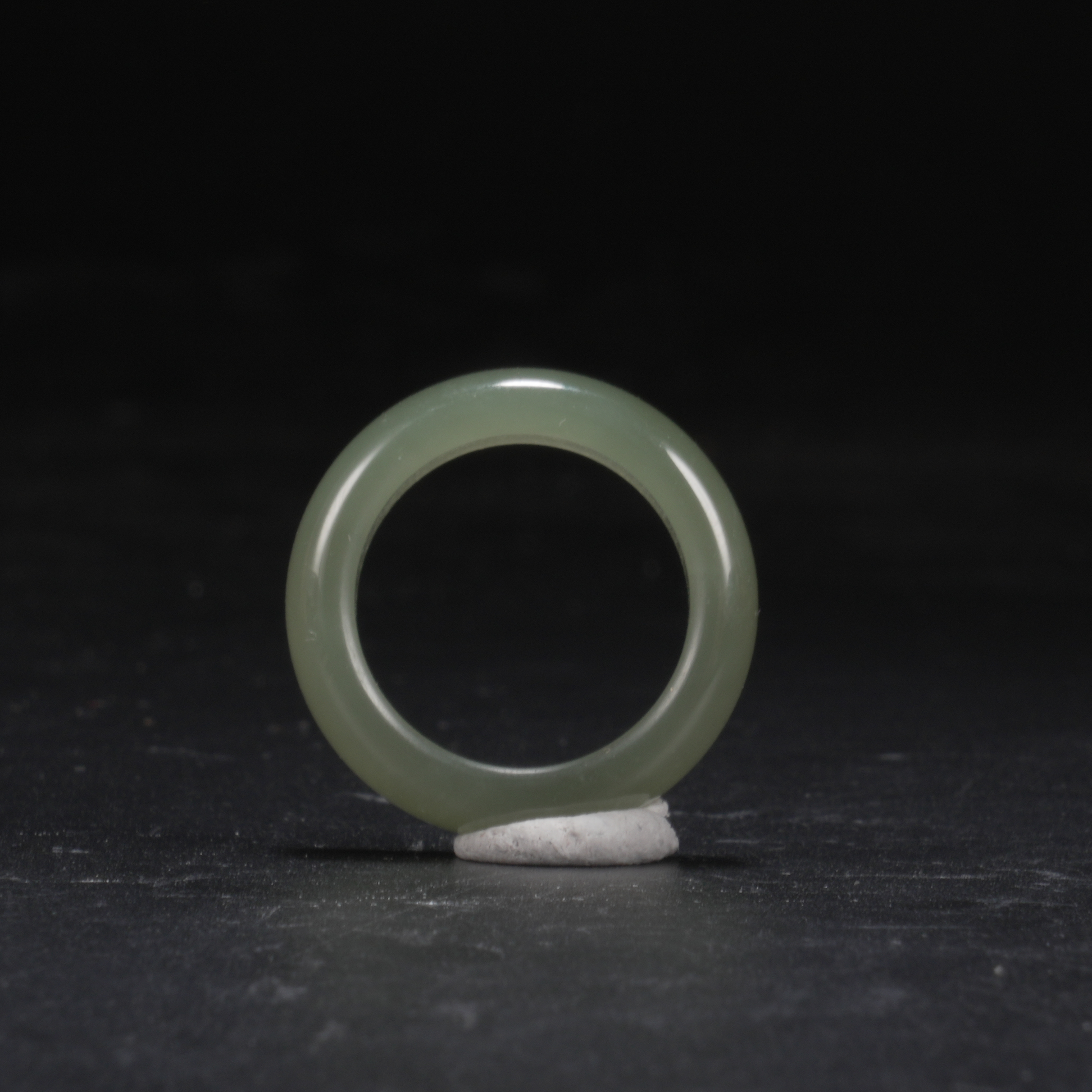 lot37老坑和田玉晴水戒指