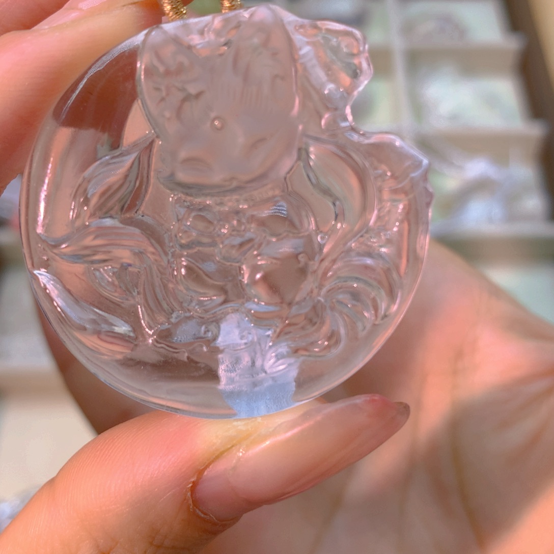 水晶吊坠(不含链)未镶嵌