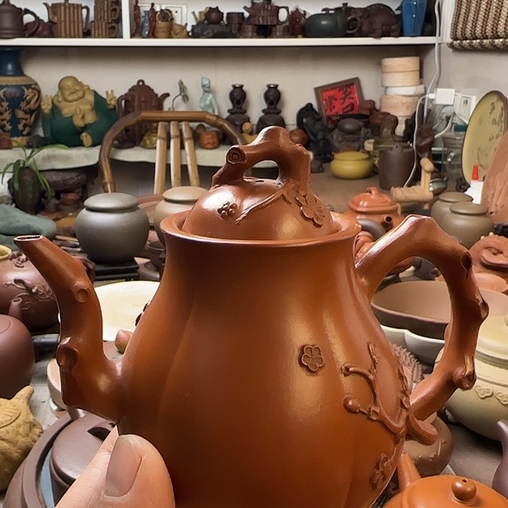 爱***啊朱泥茶壶原矿紫砂