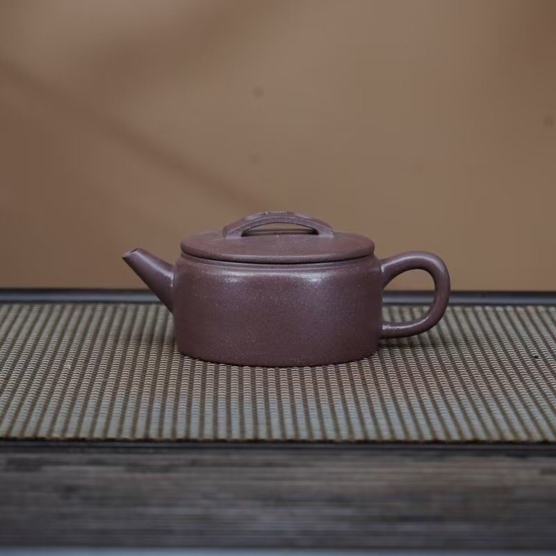 LHB满砂天青【剑流汉瓦200CC】宜兴黄龙山原矿手工紫砂壶