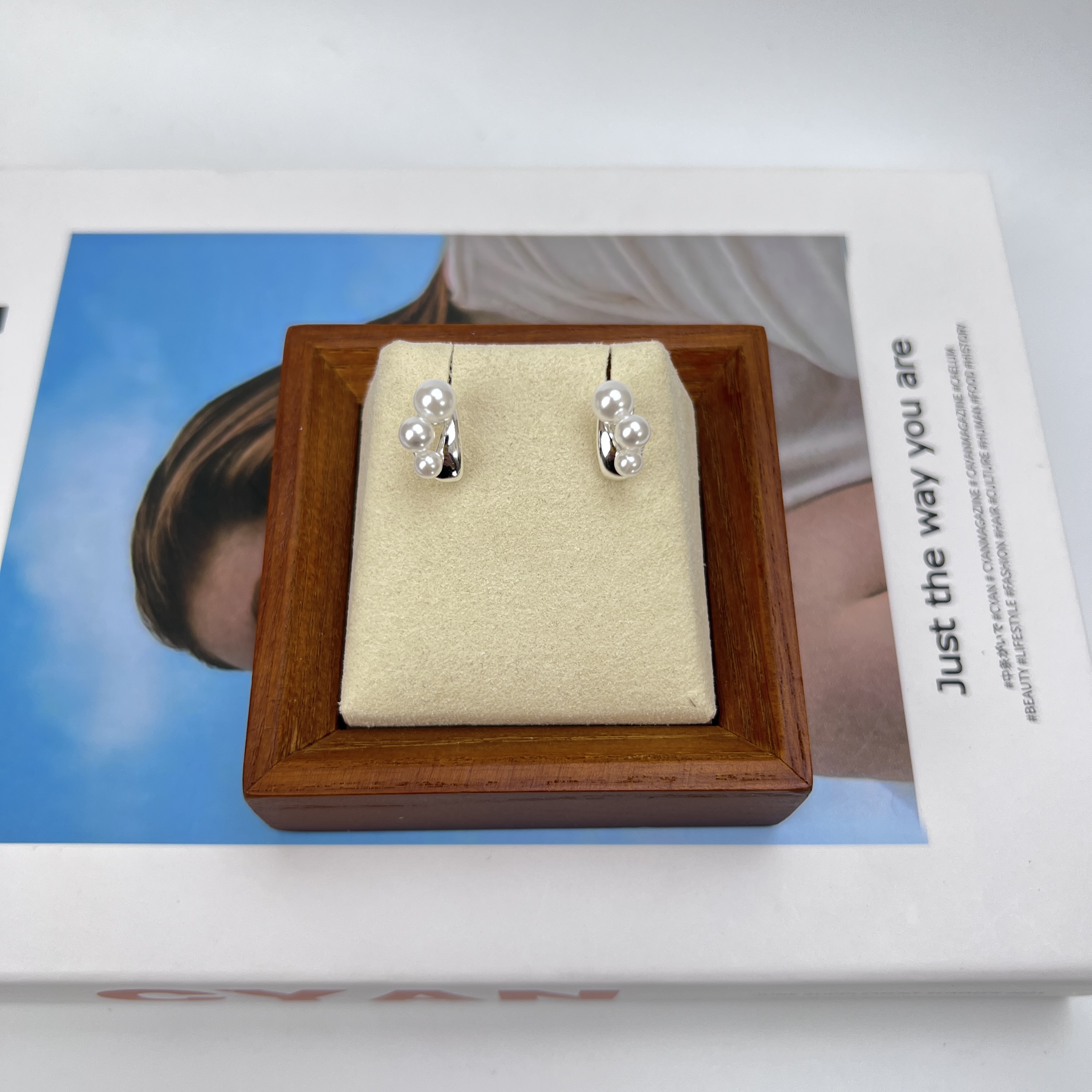 925银耳饰 【挺好的】通体925银三球高尔夫耳钉银色精致素款百搭