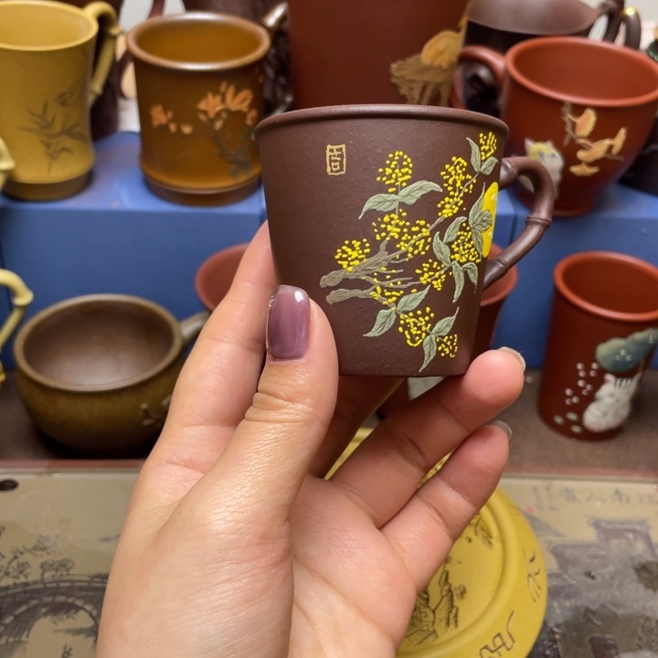 紫砂茶杯紫砂主人杯