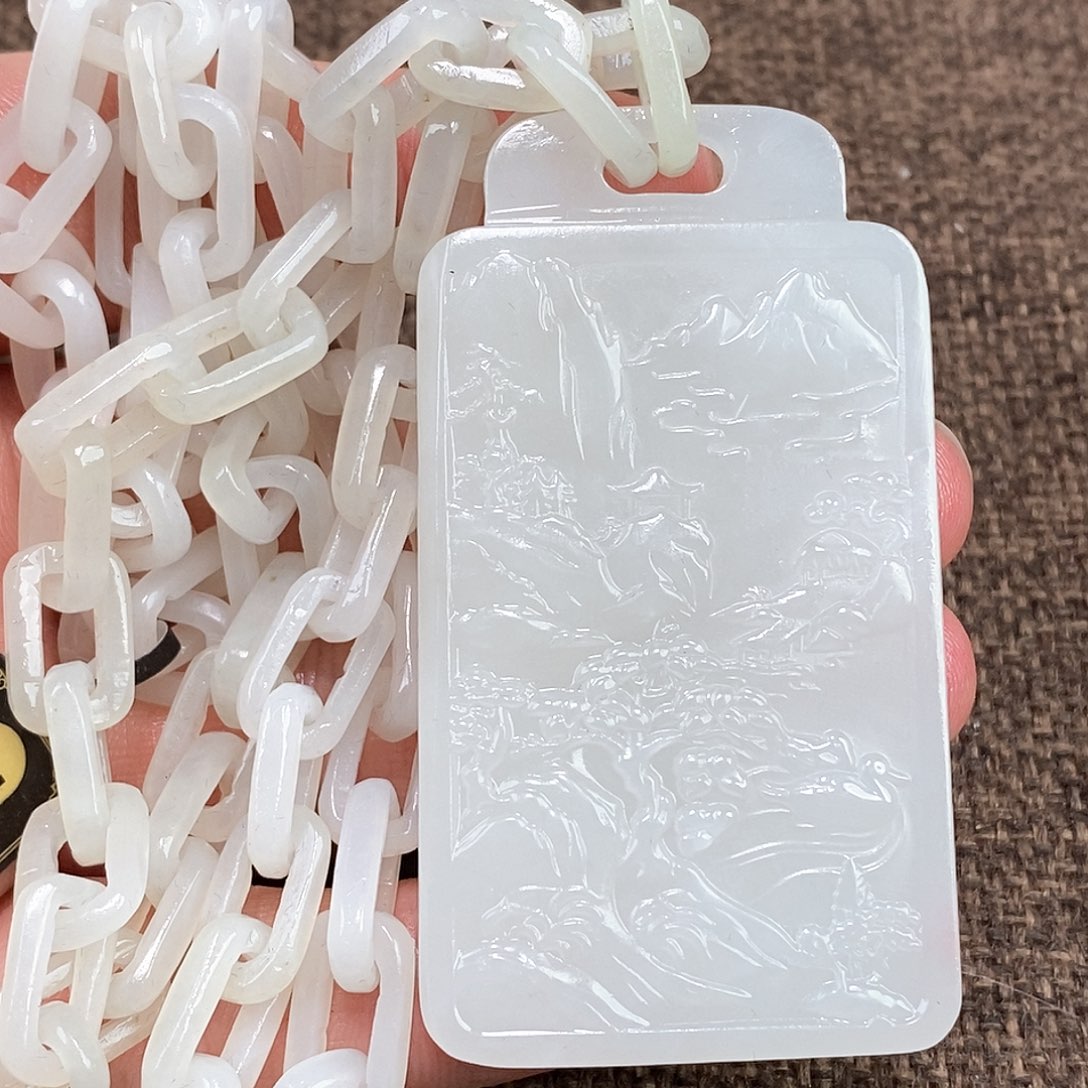 和田玉挂件未镶嵌