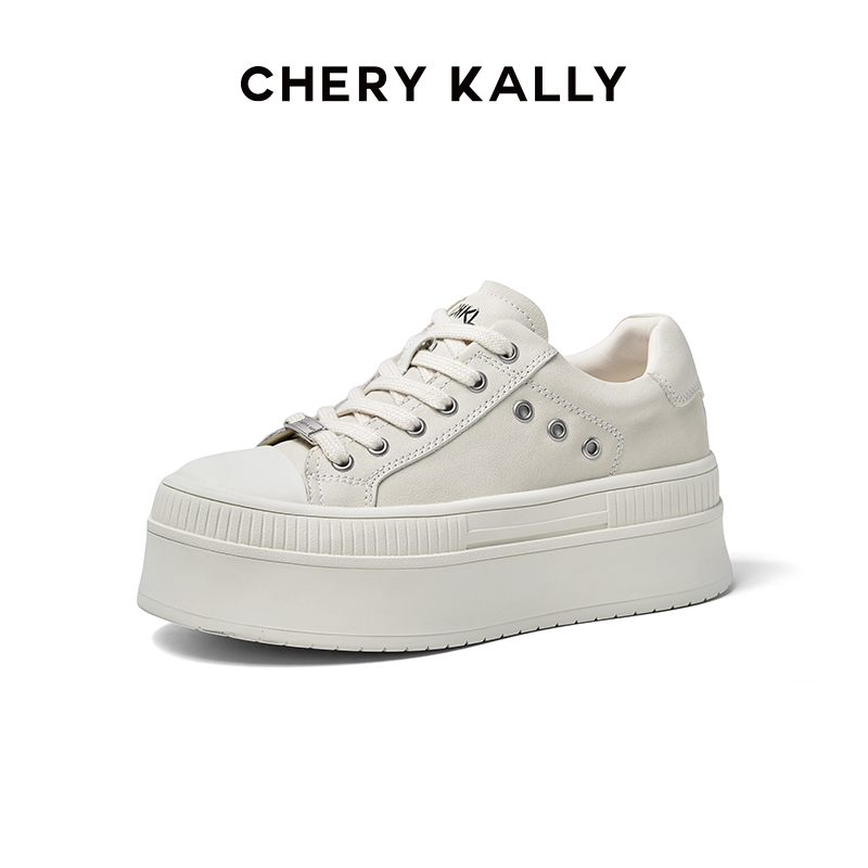 CHERY KALLY休闲女鞋板鞋女款2025新款百搭时尚真皮鞋961XB5121