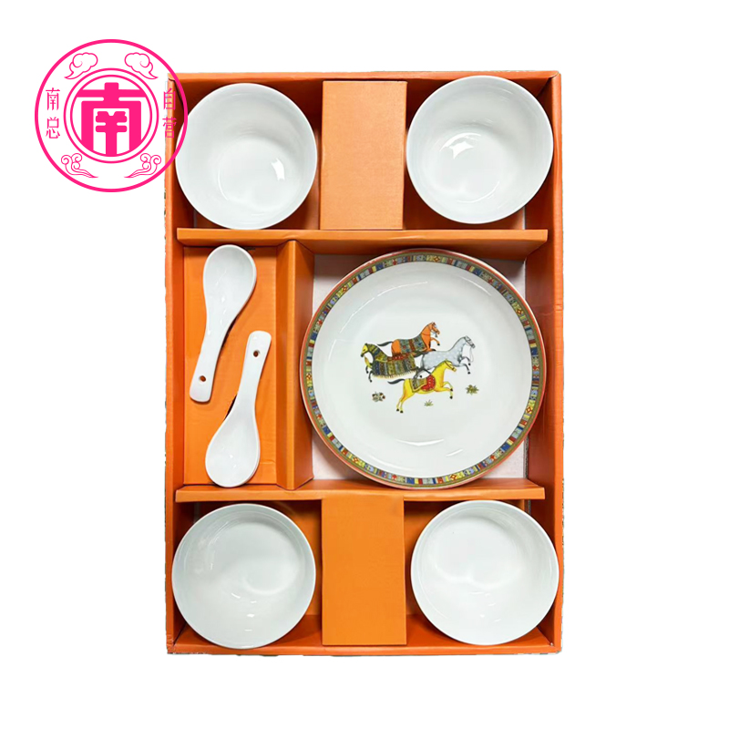 爱马碗碟套装 颜色规格随机 NG