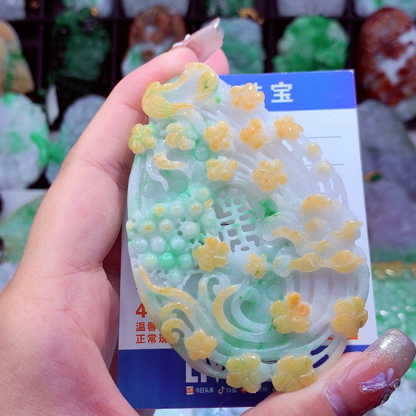 【闪购商品】翡翠颈饰未镶嵌挂件