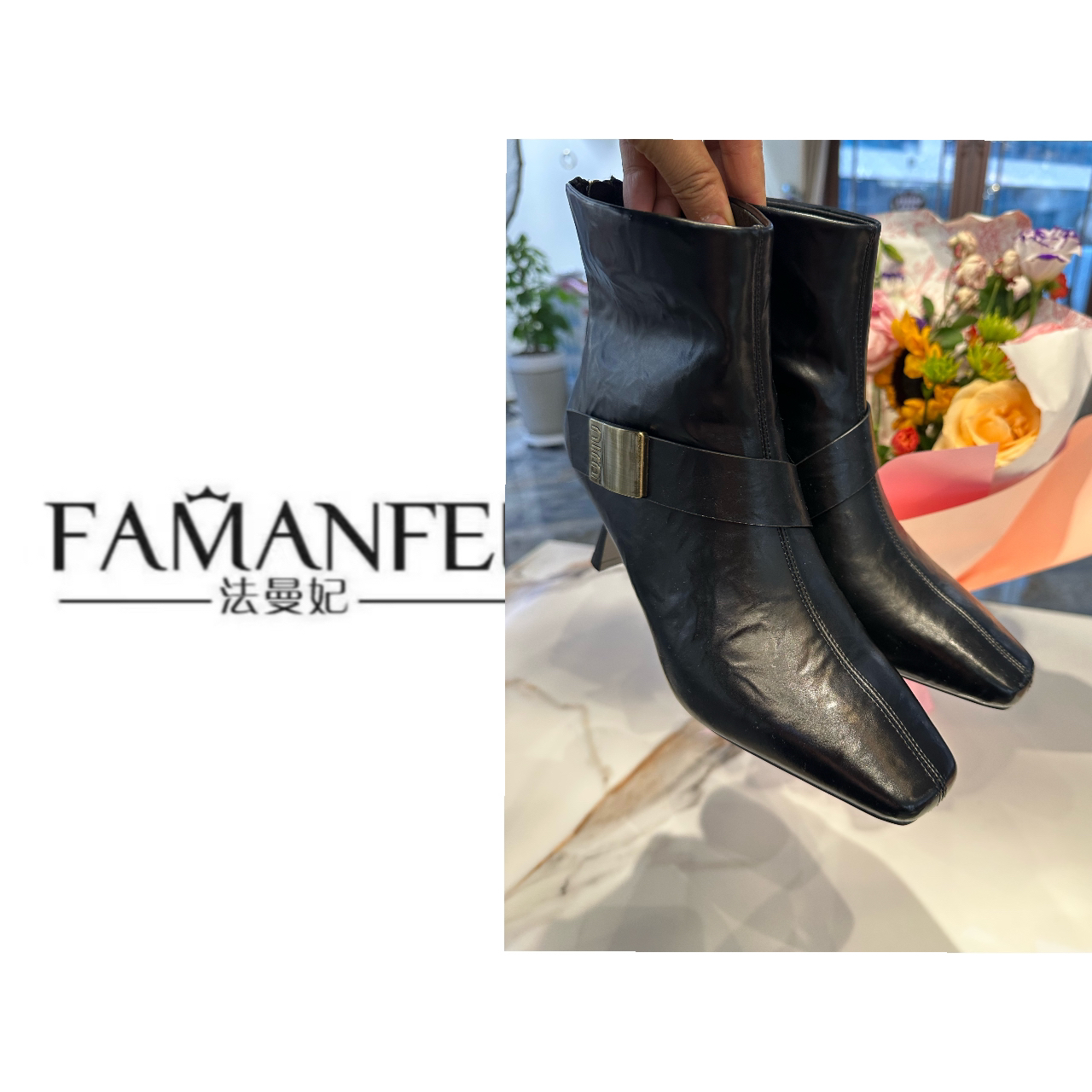 【法曼妃高定】小羊皮矮筒靴