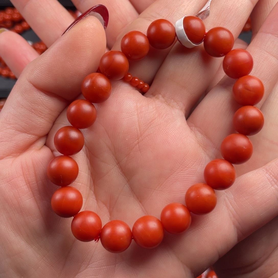 南红玛瑙手链未镶嵌固****房妞9