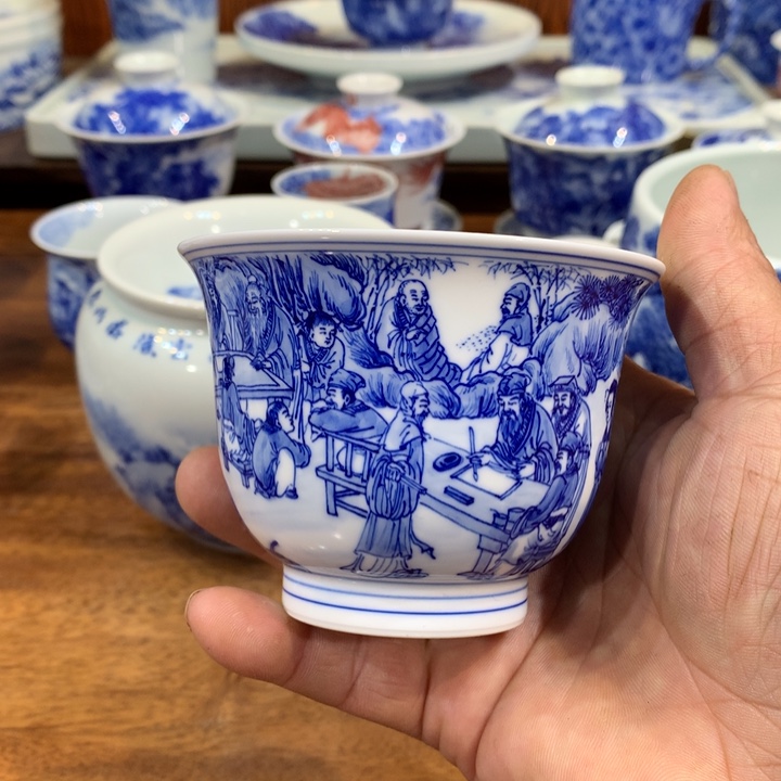 徐胜贵老师西园雅集图