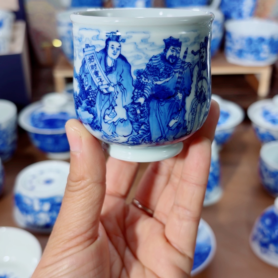 杯全手工全手绘陶瓷