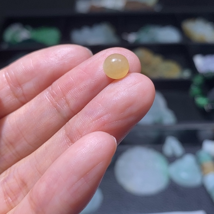 灰***翡翠未镶嵌吊坠(不含链)A736