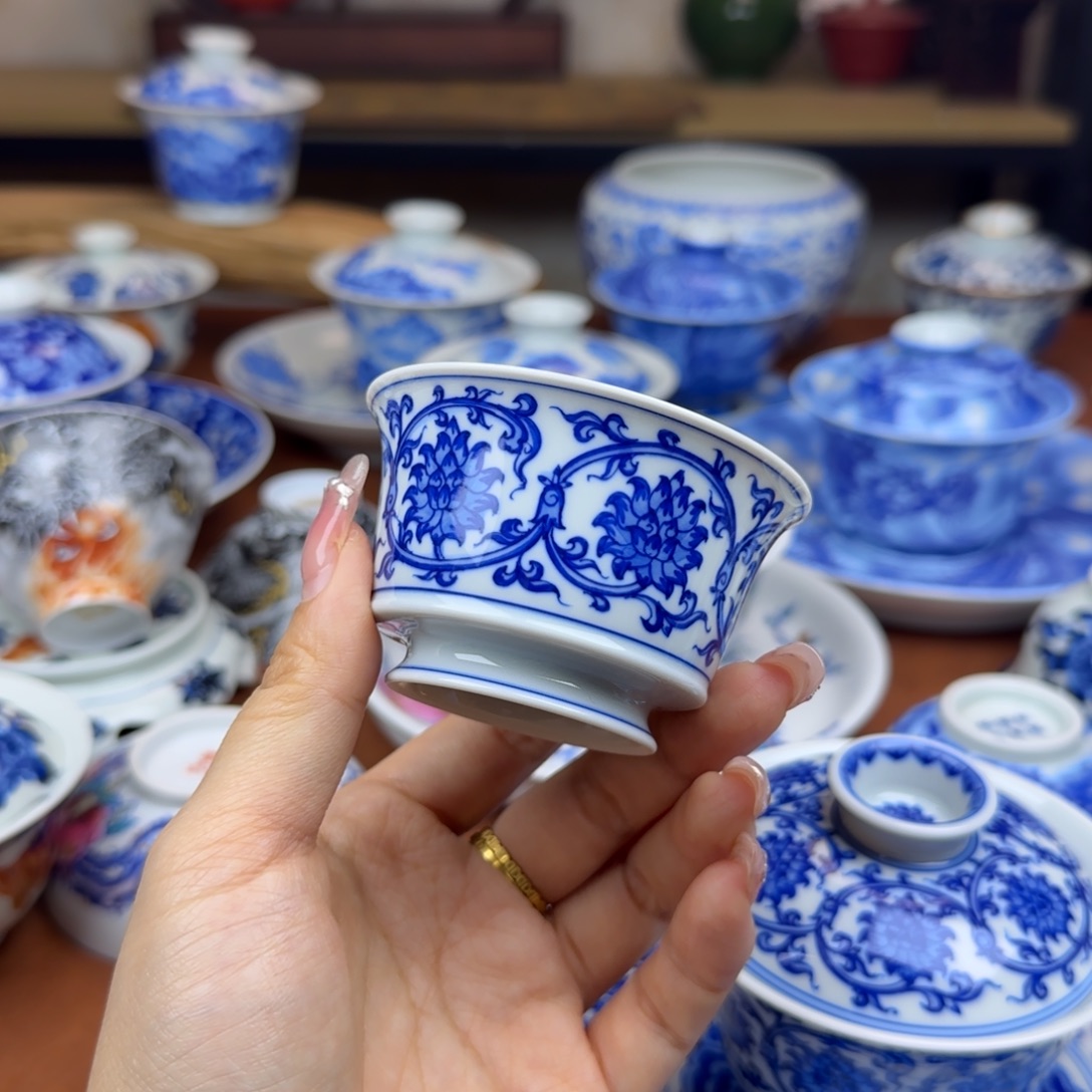 陶景德镇陶瓷手绘杯子