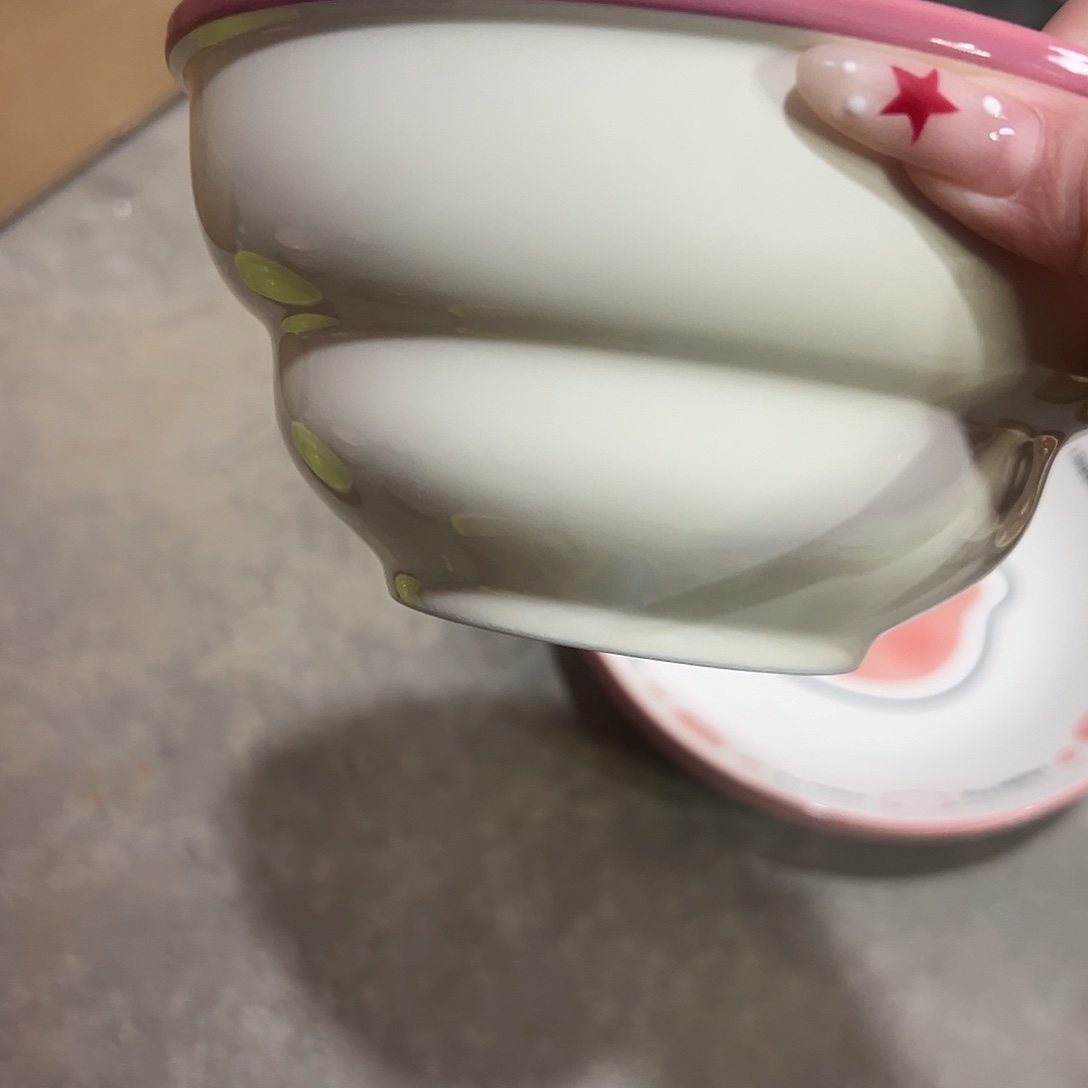 瓷迪士尼同款系列白色碗2个