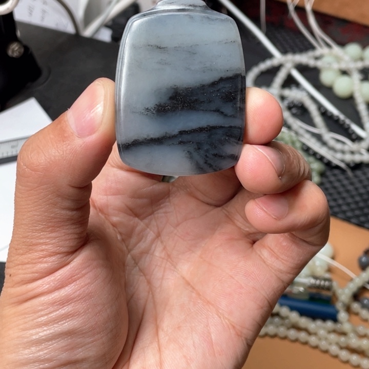 和田玉平安牌未镶嵌晓**…