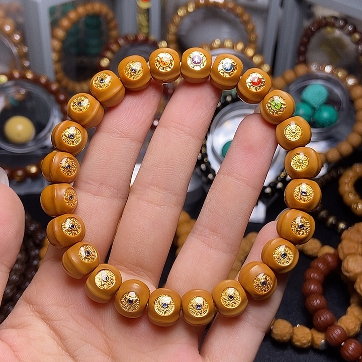 猴头核桃手串满标鱼鳍10mm➕