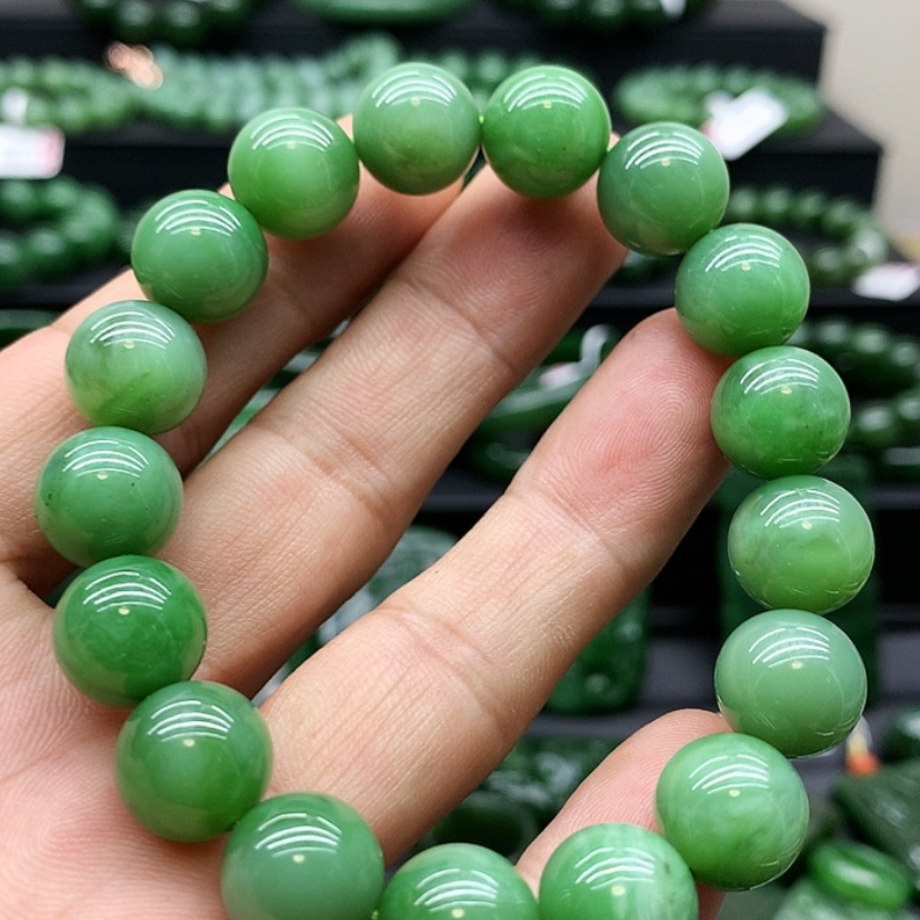 【闪购商品】和田玉（碧玉）手链未镶嵌