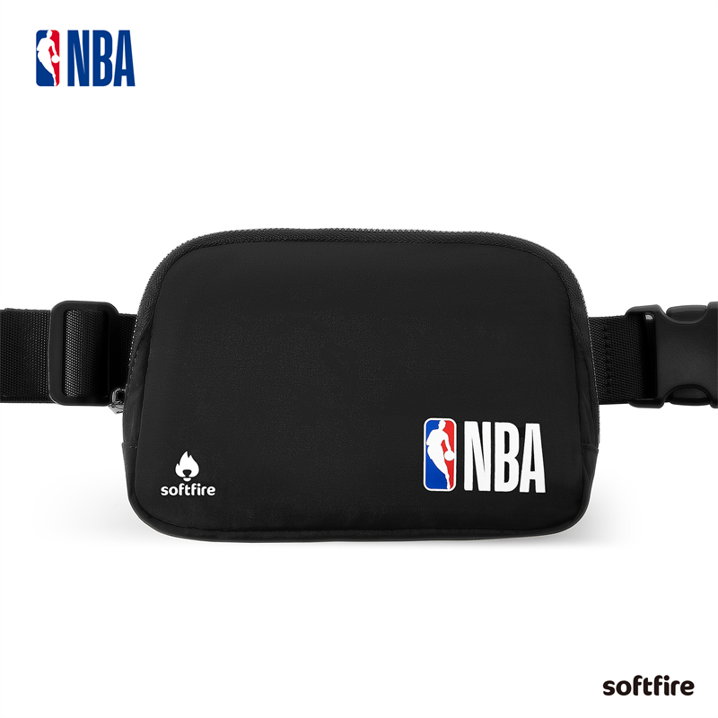 NBA2025联名款SOFTFIRE青少年便携式户外腰包休闲百搭单肩包