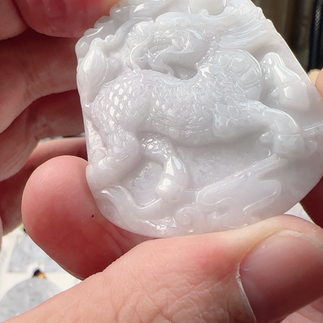 翡翠颈饰未镶嵌0954挂件