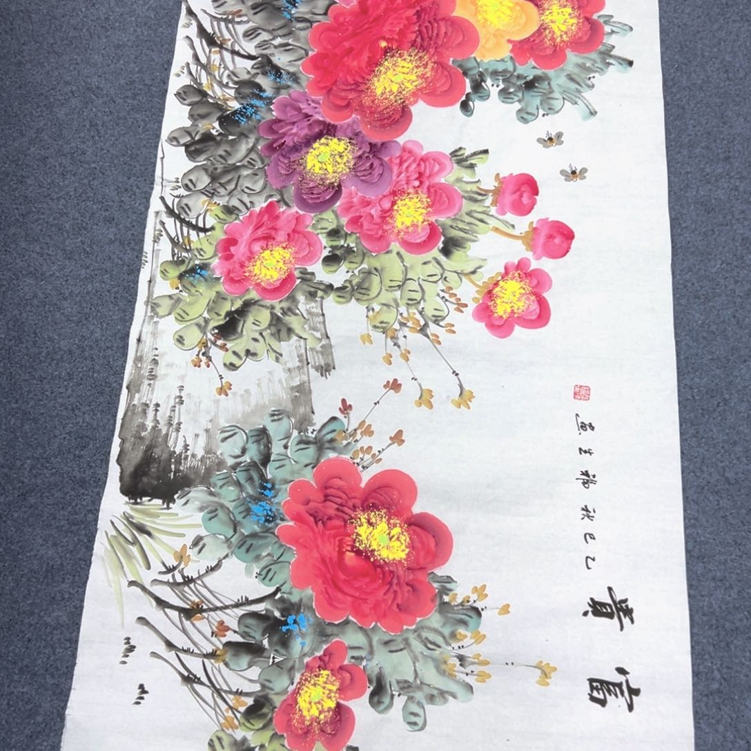 国画国画作品宣纸纯手绘