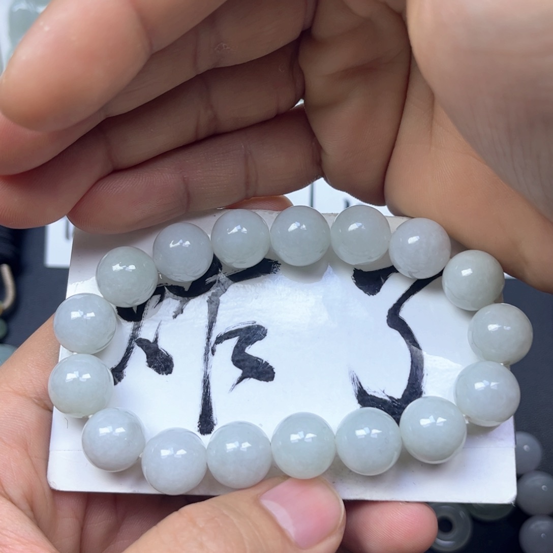 翡翠颈饰未镶嵌缅甸天然翡翠