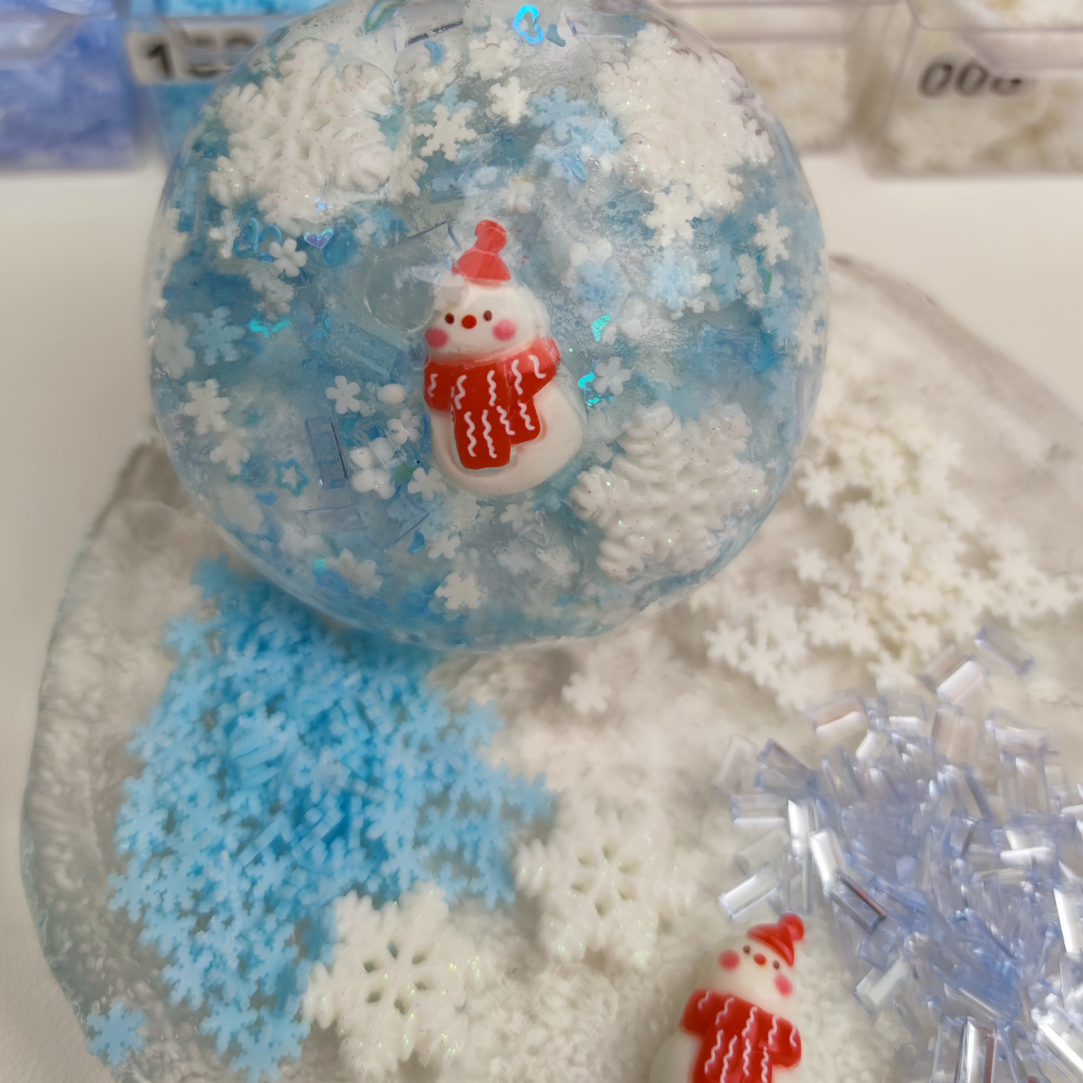 雪人团子-凡士林和小彩底组合超治愈可爱球球