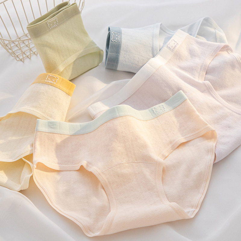 10A内裤女童初中生少女发育期中大童学生纯棉A类中腰儿童三角裤女