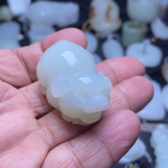 吊坠(不含链)未镶嵌和田玉