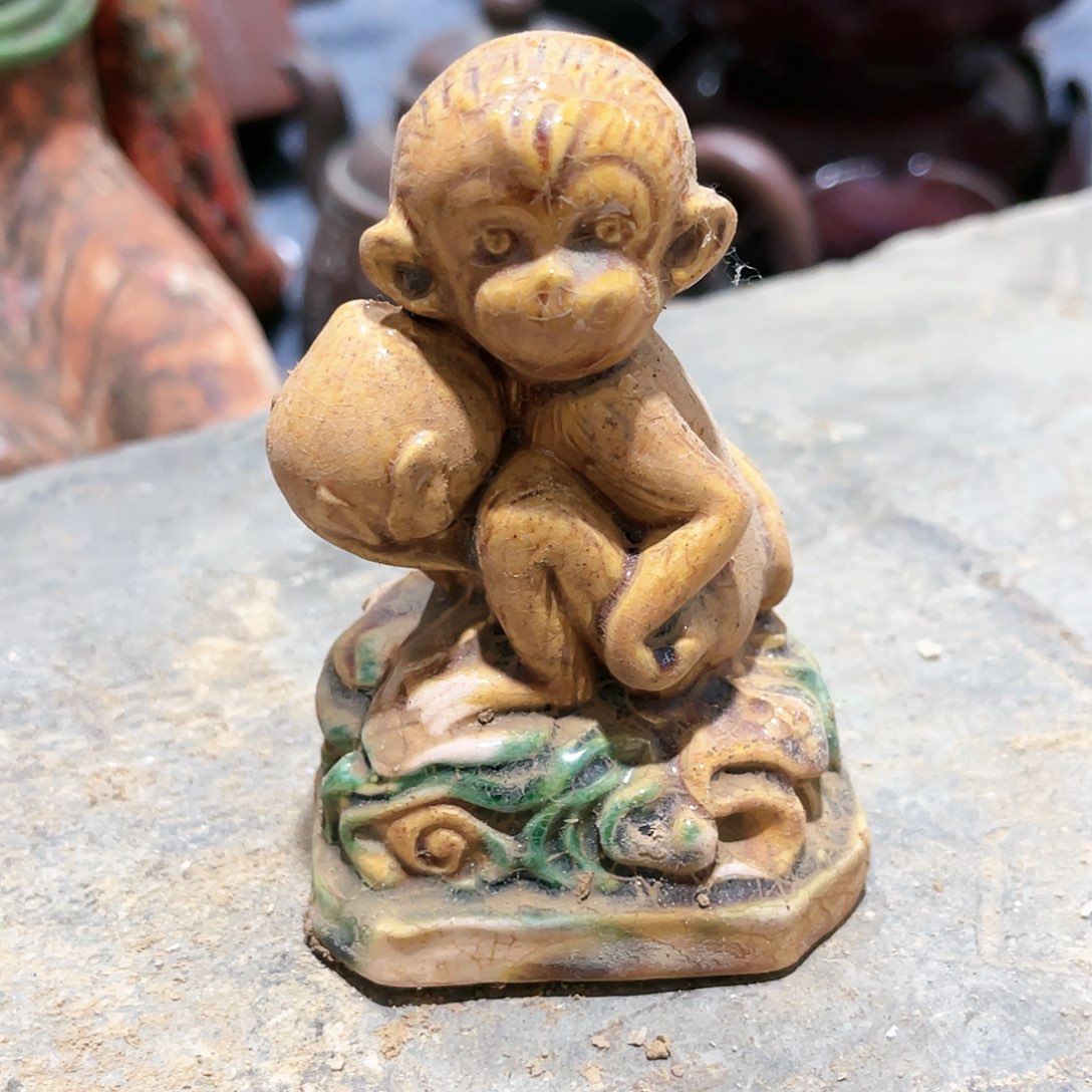 瓦当摆件摆件茶桌茶台陶瓷