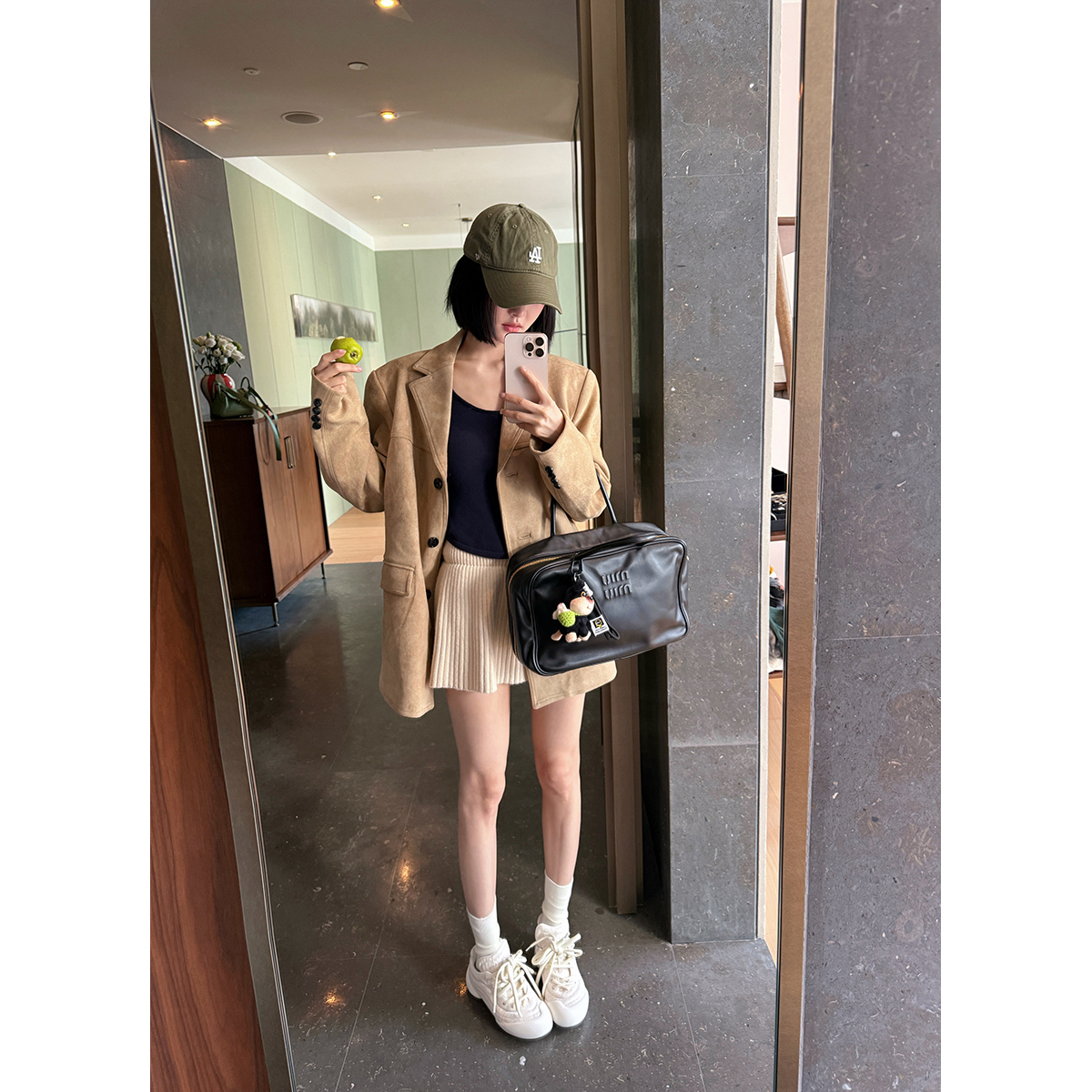 FORNI 雾感美拉德 宽松复古西装时尚休闲简约百搭设计师